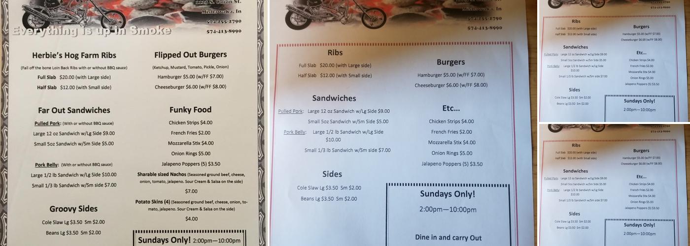 331 Inn Menu