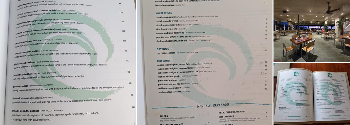 Haleʻiwa Beach House Menu