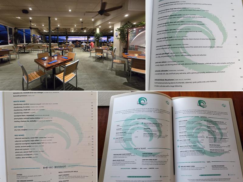 Haleʻiwa Beach House Menu