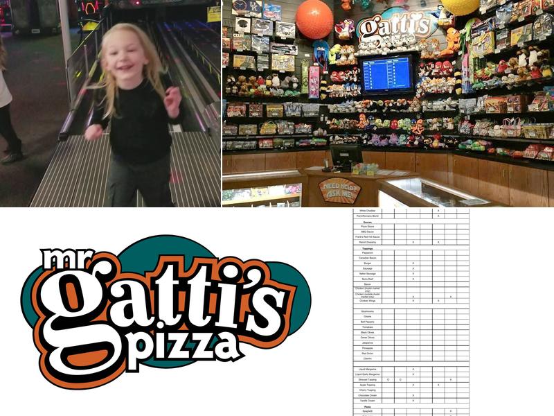 Mr Gatti's Pizza Menu