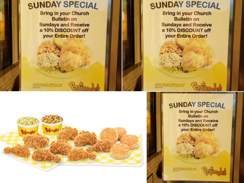Bojangles Menu