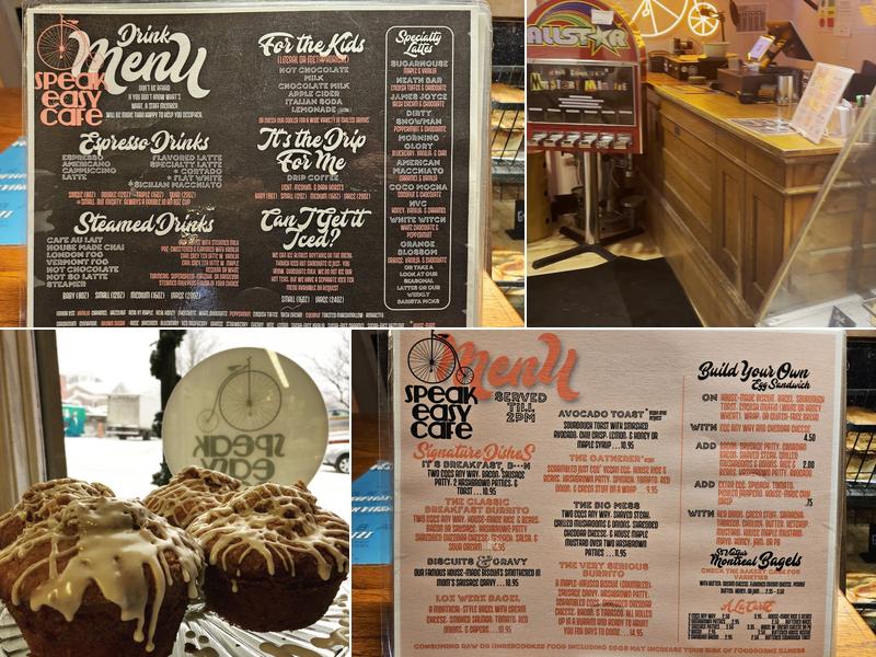 Speakeasy Café Menu