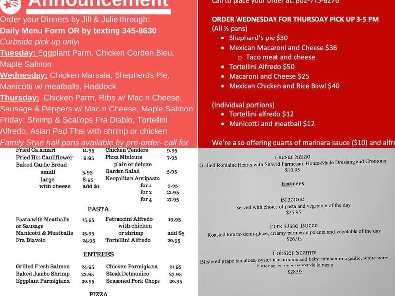 The Palms Restaurant Menu