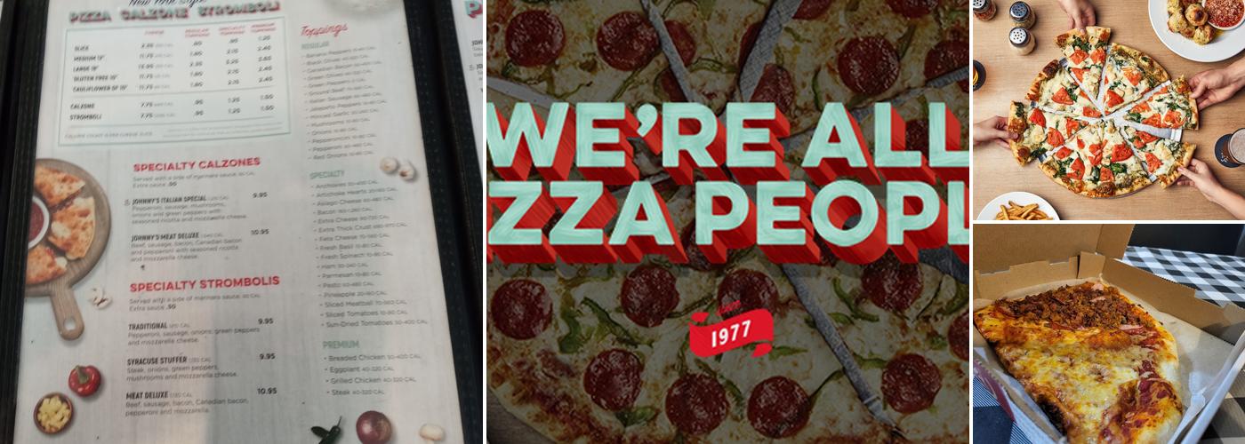 Johnny's New York Style Pizza Menu