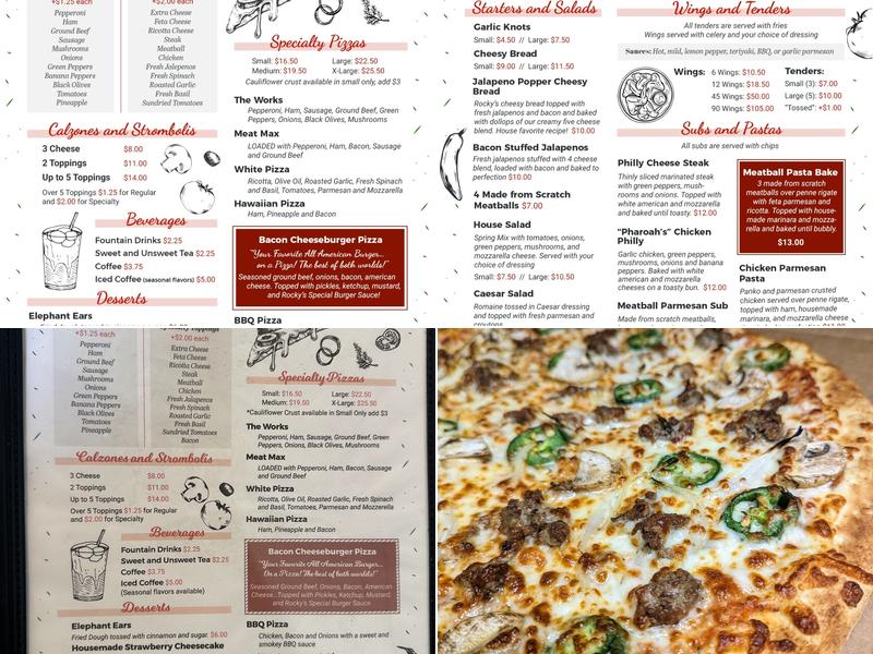 ROCKY'S Menu