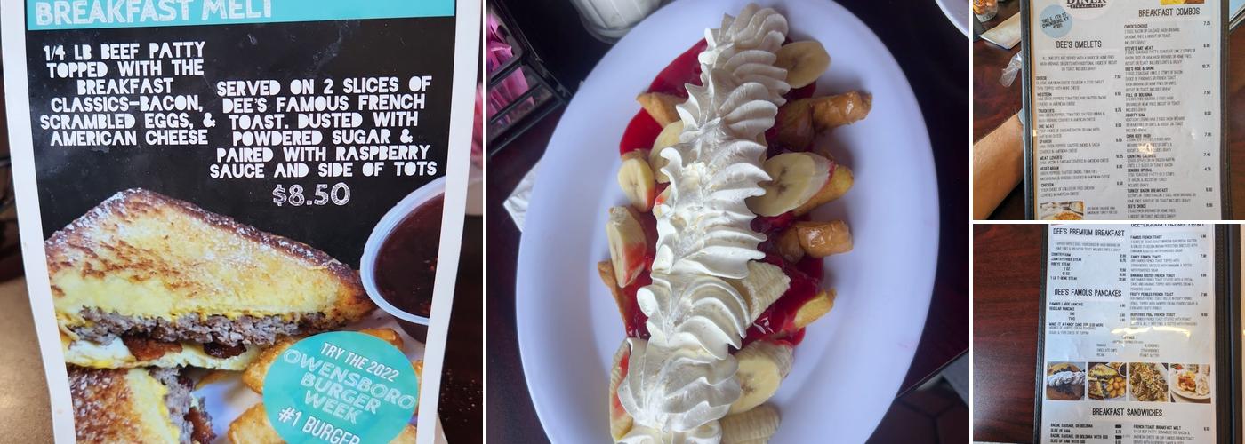 Dee's Diner Menu