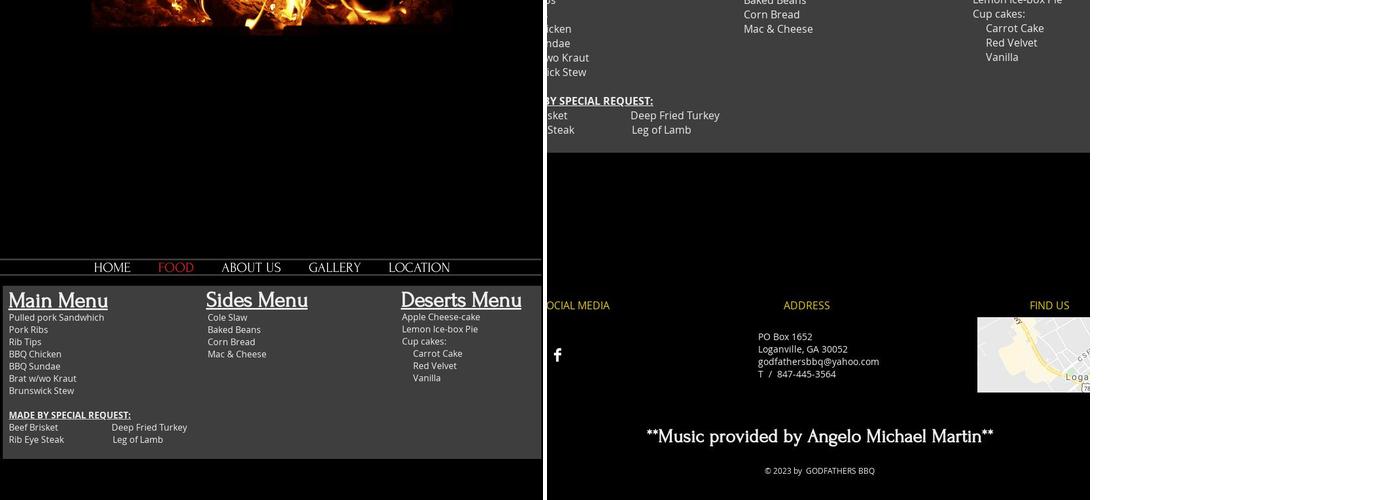 Godfather's BBQ LLC Menu