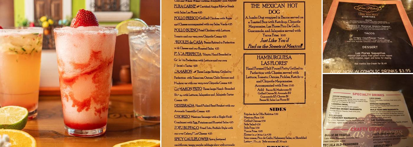 Las Flores Menu