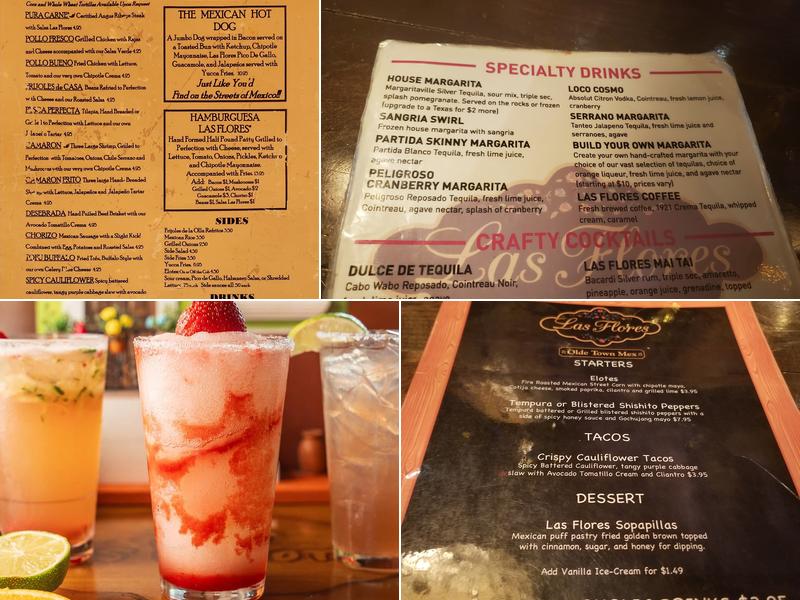 Las Flores Menu