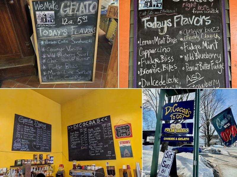 Cafe DiCocoa Menu