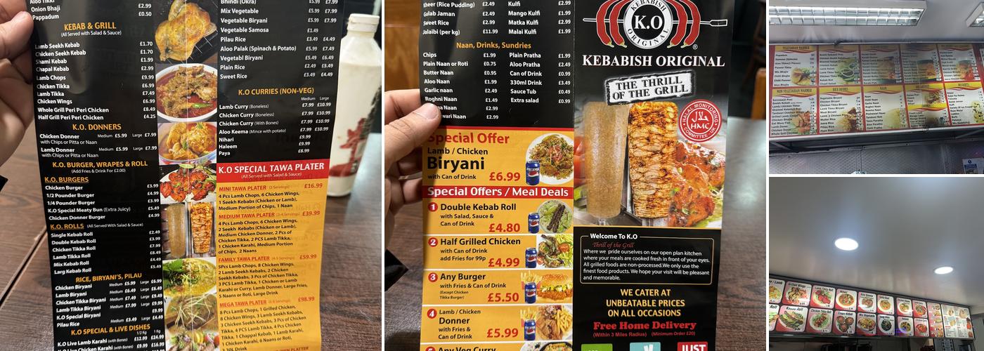 Kebabish Original Menu