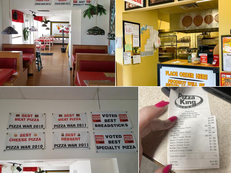 Pizza King Menu