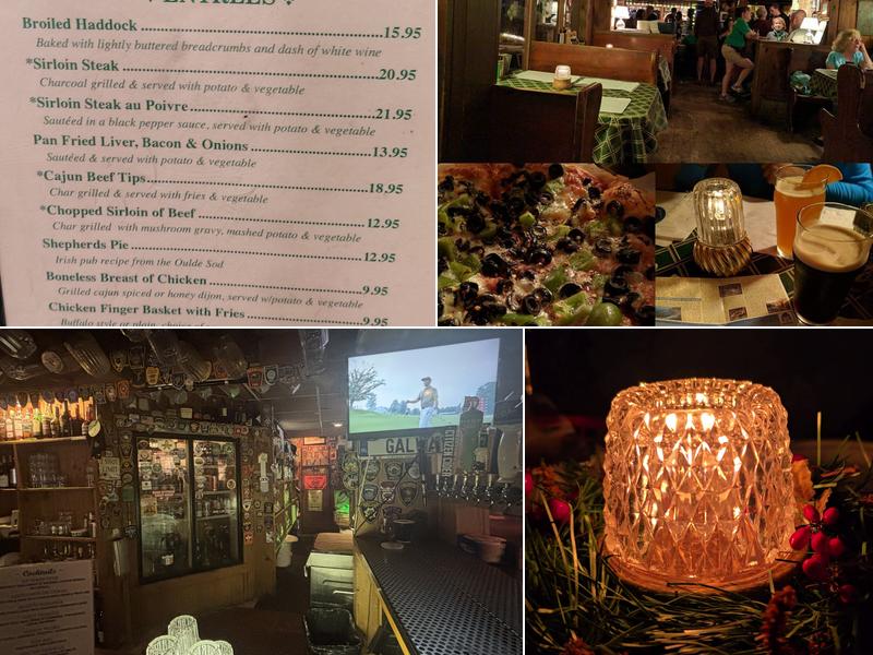 The Shannon Door Pub & Restaurant Menu