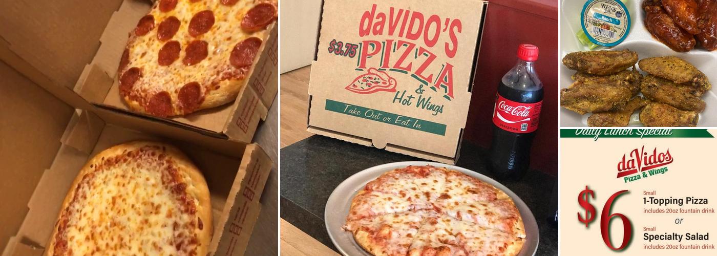Davidos Pizza & Wings Menu