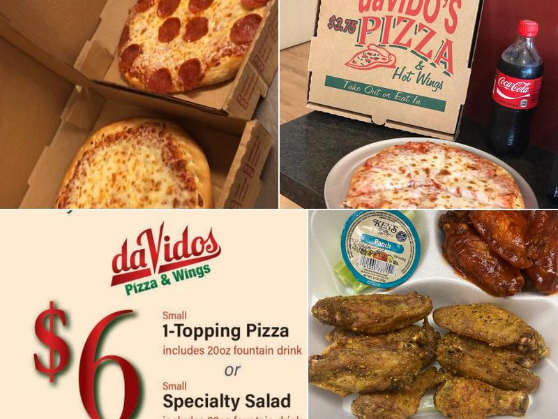 Davidos Pizza & Wings Menu