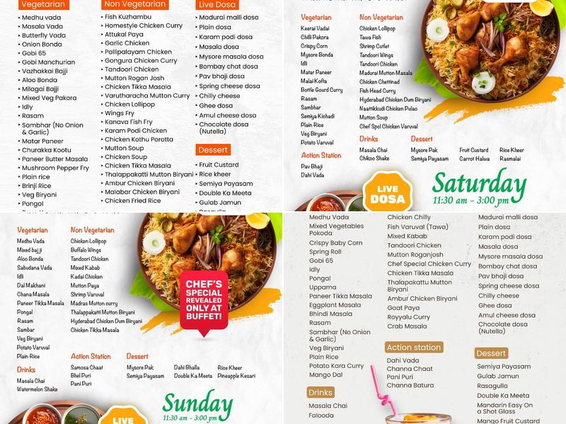 India Sizzling Fishers Menu