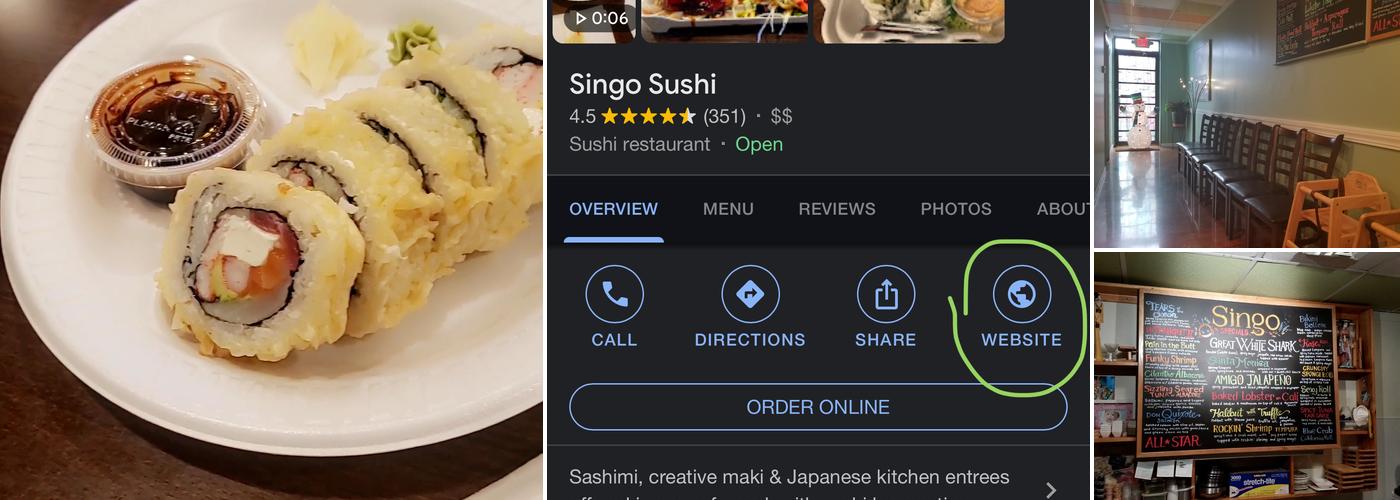 Singo Sushi Menu