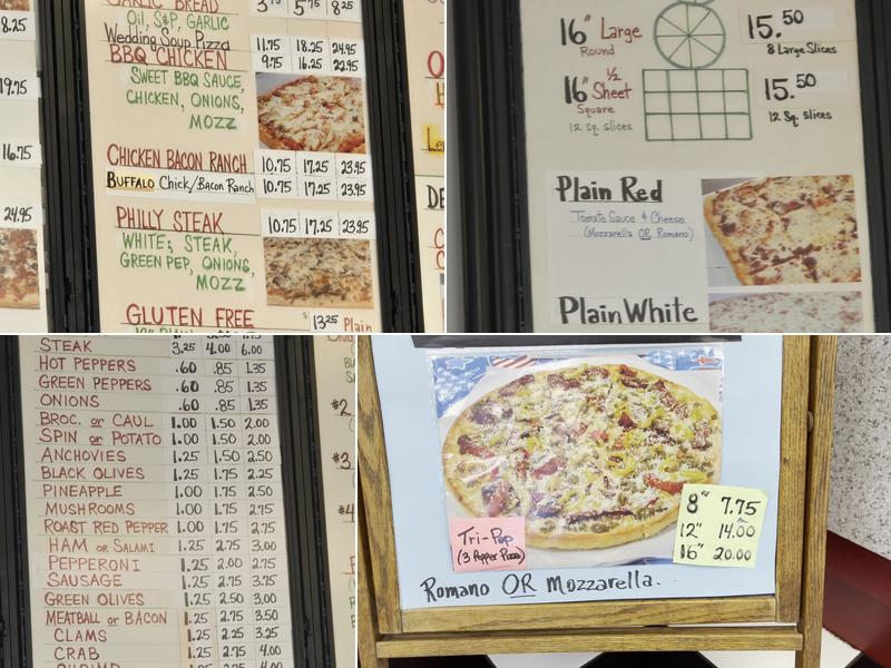 Wedgewood Fernando's Pizza Menu