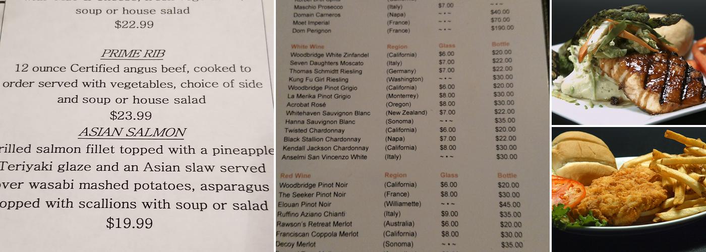 George's Neighborhood Grill Menu