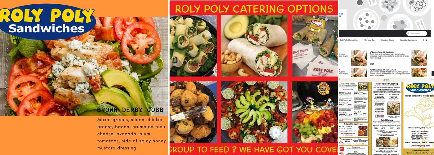 Roly Poly Sandwiches Menu