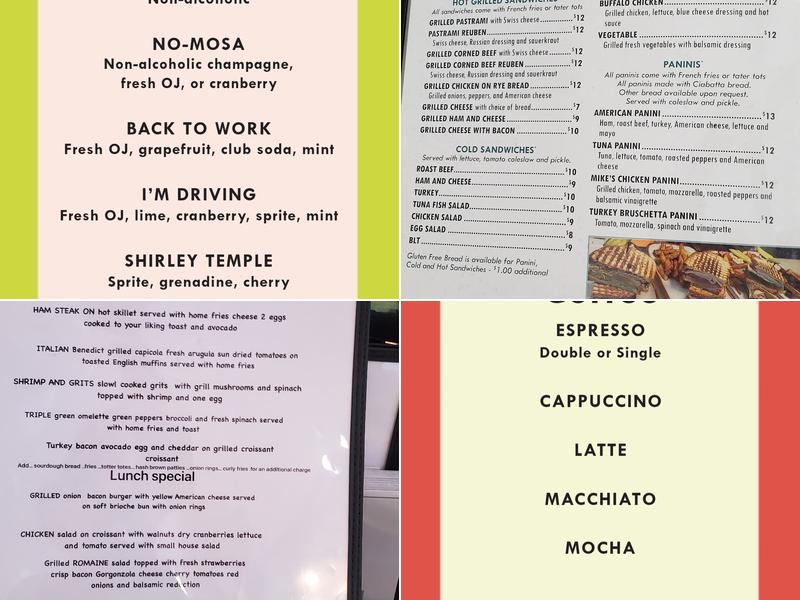 Kitchen 64 Menu