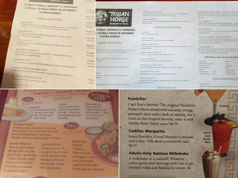 Trojan Horse Menu