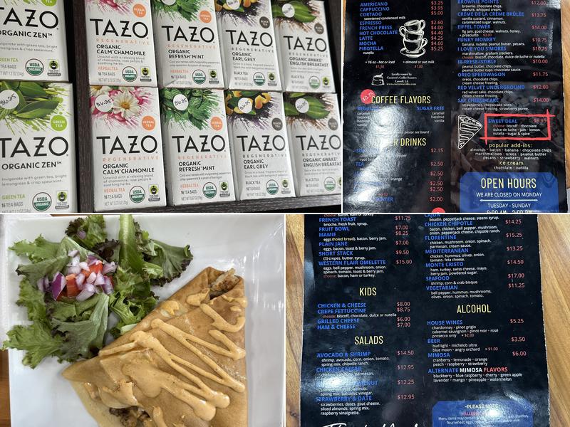 La Crêperie Bistro Menu