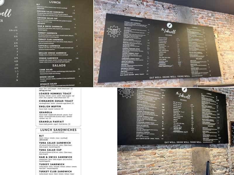 The Inkwell Bakery & Cafe Menu