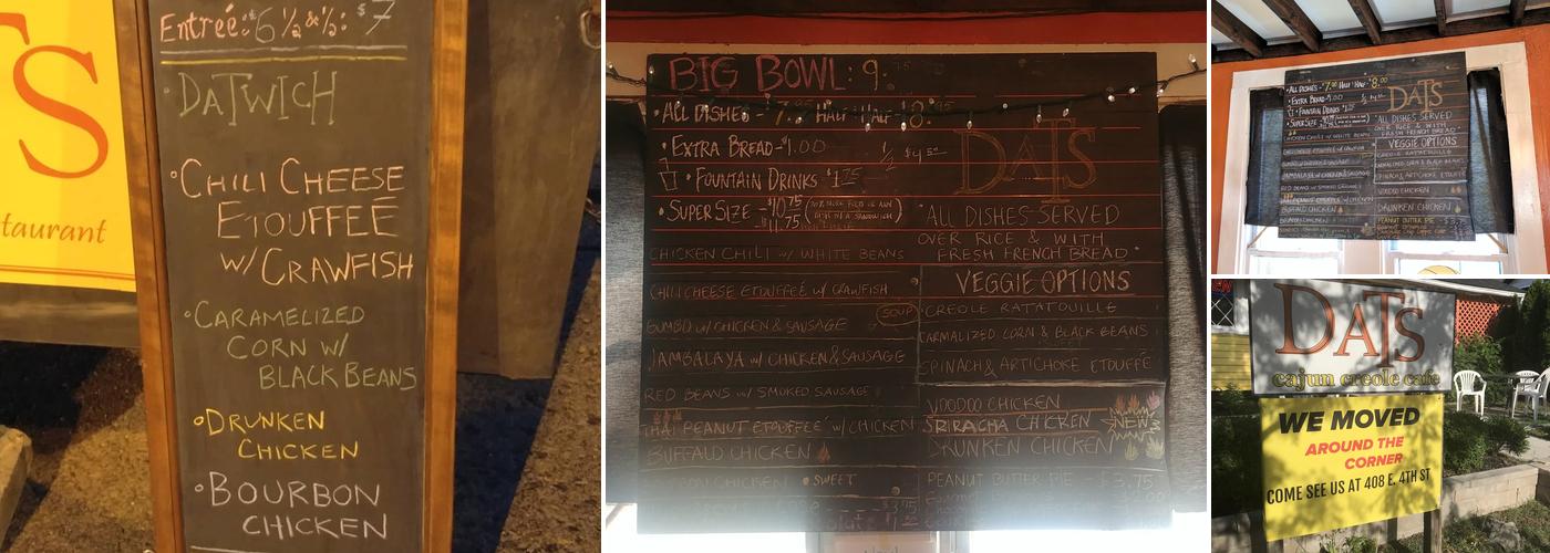Dats Menu