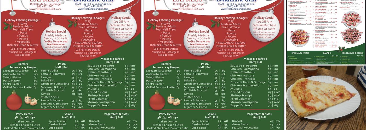 Pizza Express Menu