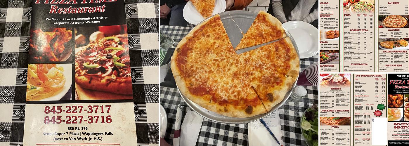 Pizza Time Restaurant Menu