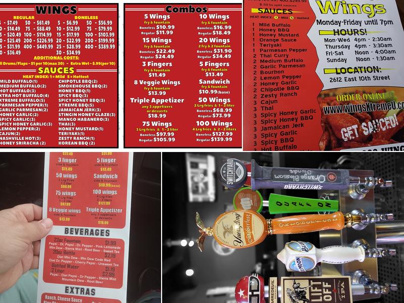 WingsXtreme U Menu