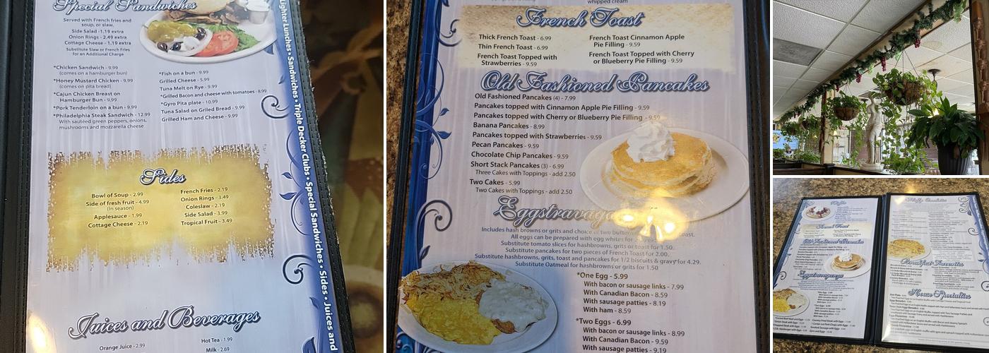 Cozy Table Menu