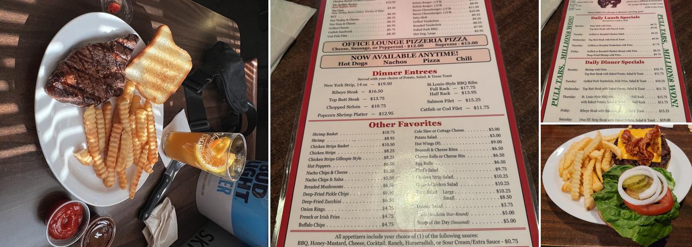 The Office Lounge & Liquor Store Menu