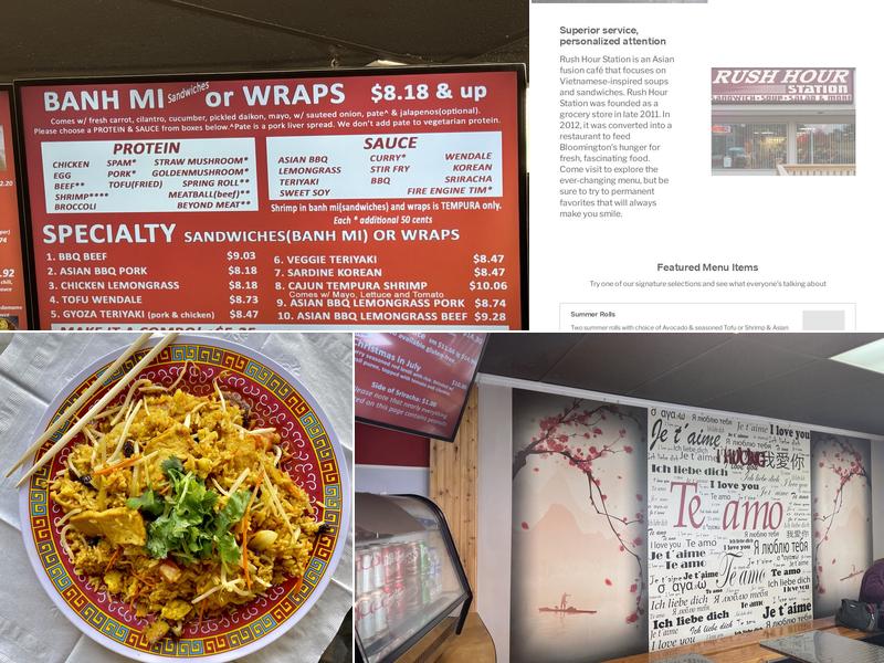 Rush Hour Station Menu