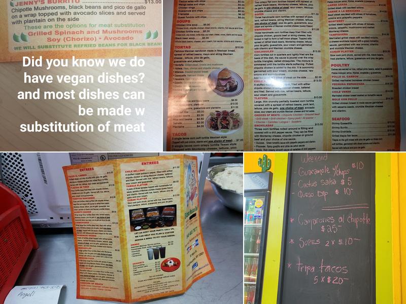 El Azteca Mexican Menu