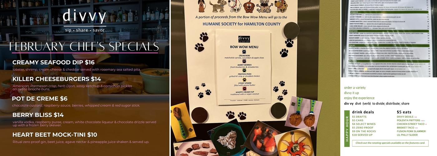 divvy Menu