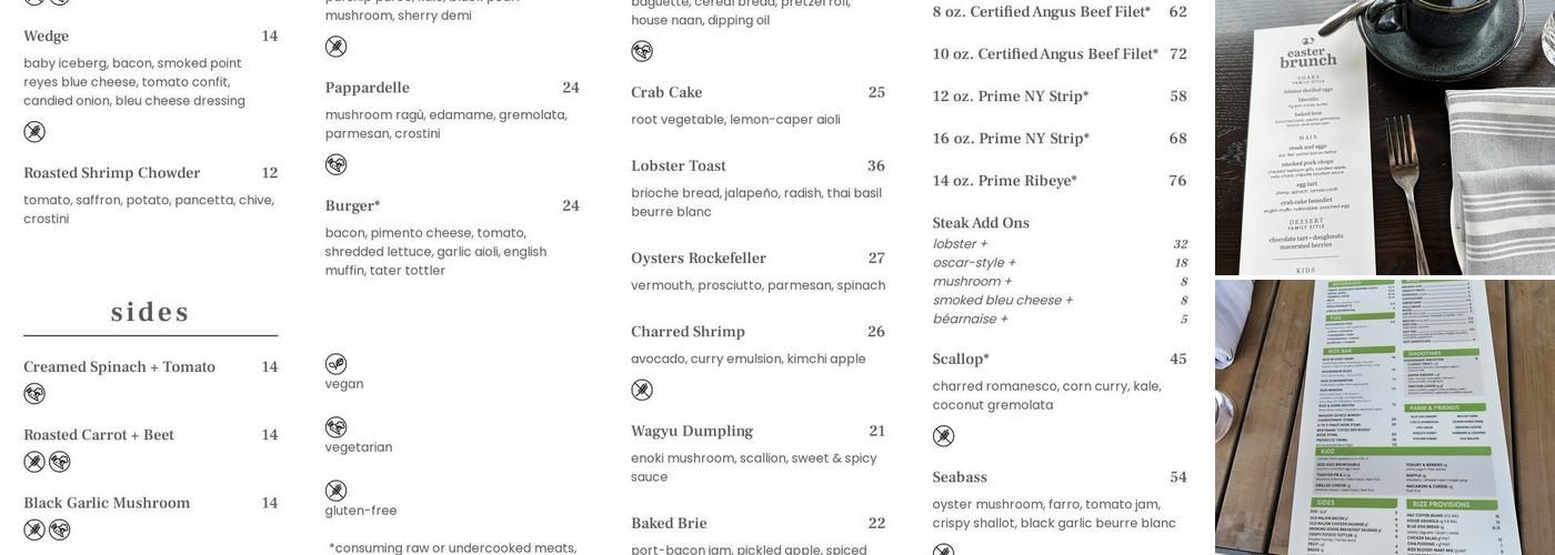 Provision Menu