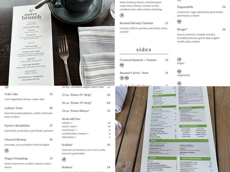Provision Menu