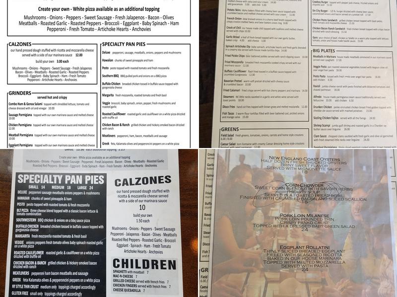 KPG Kitchen & Bar Menu