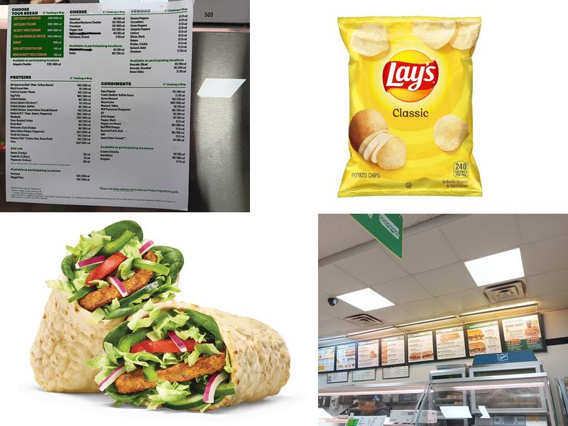 Subway Menu