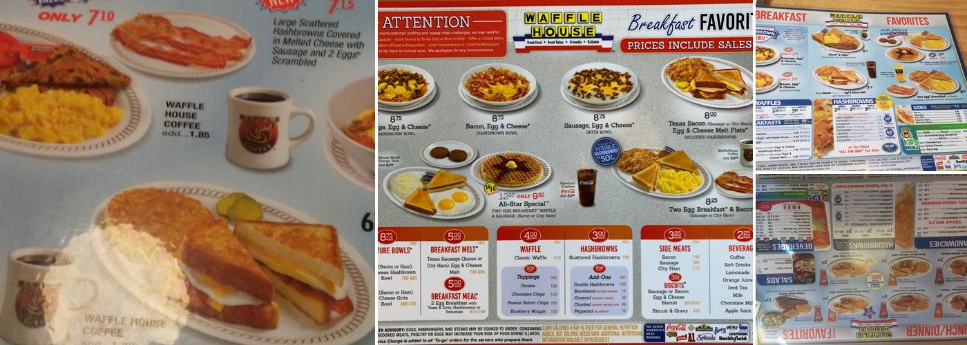 Waffle House Menu