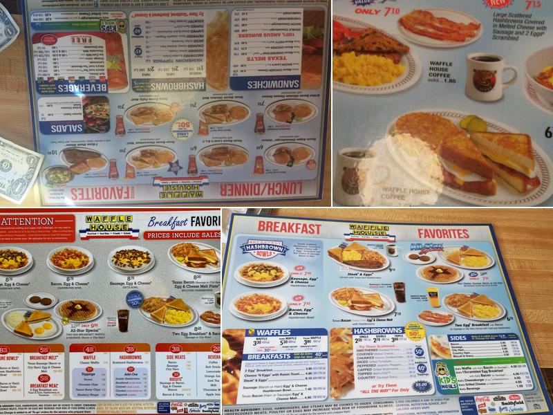 Waffle House Menu