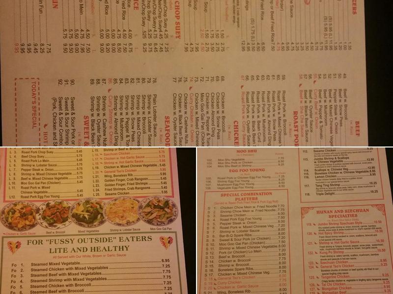 Yi Kitchen Menu