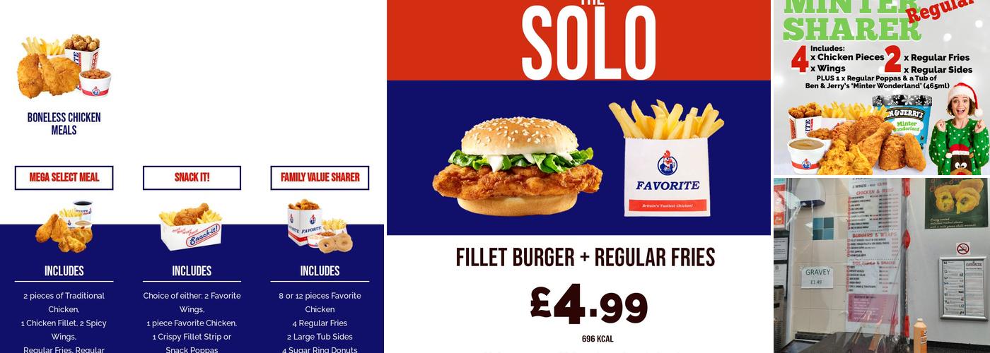 Favorite Chicken & Ribs Kilburn Menu