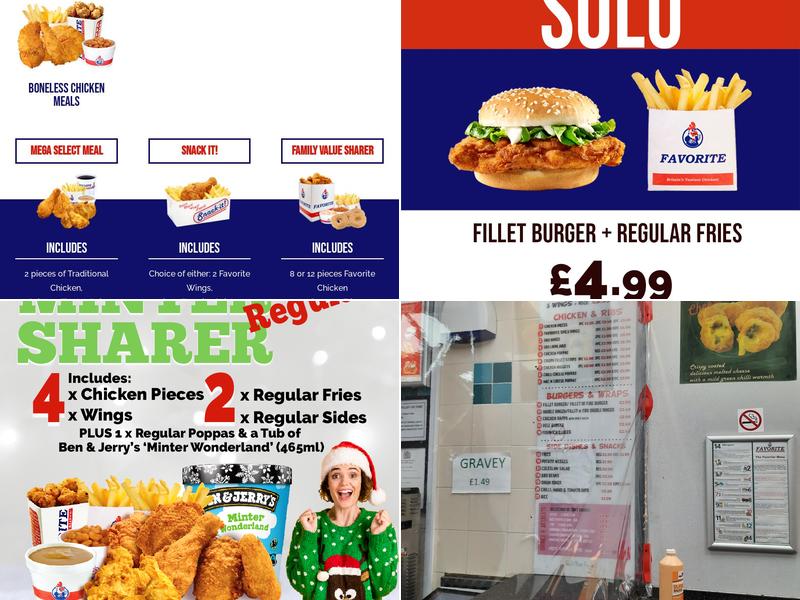 Favorite Chicken & Ribs Kilburn Menu