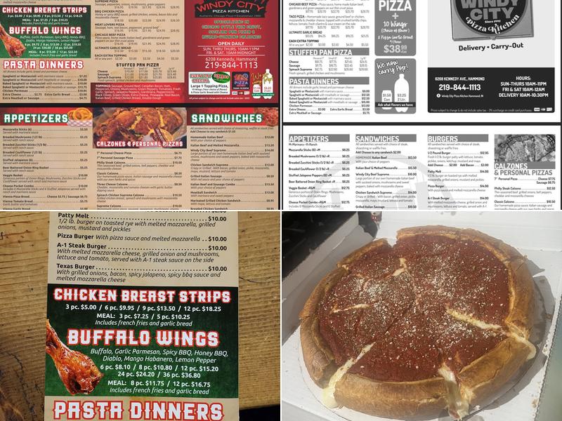 Windy City Pizza Kitchen Menu