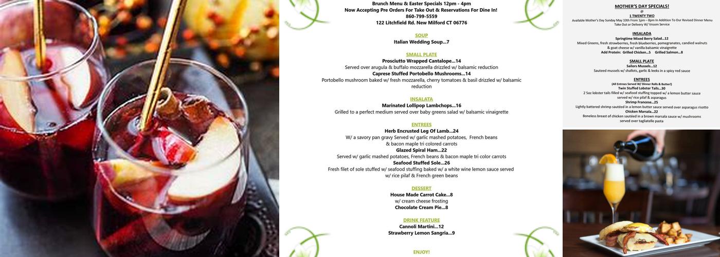1 Twenty Two Menu