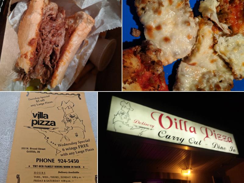Villa Pizza 333 N Broad St, Griffith