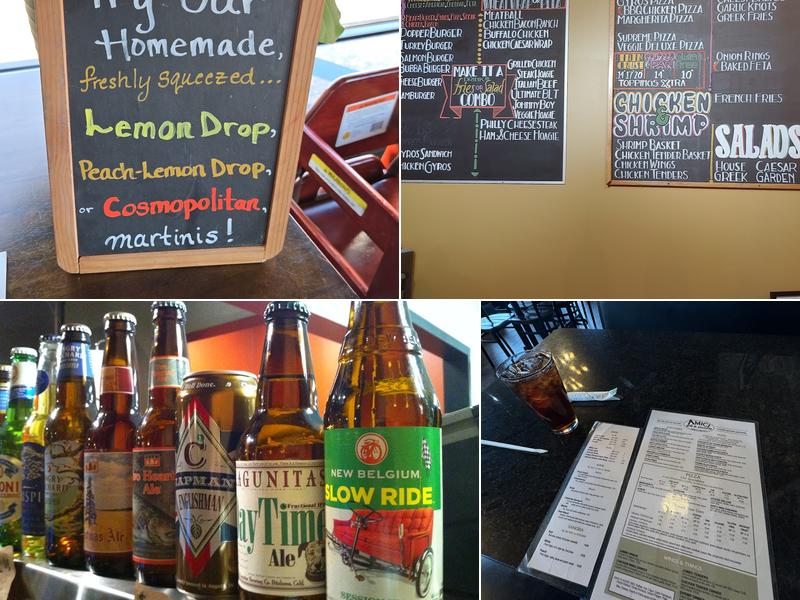 Amici Grill and Pizzeria Menu